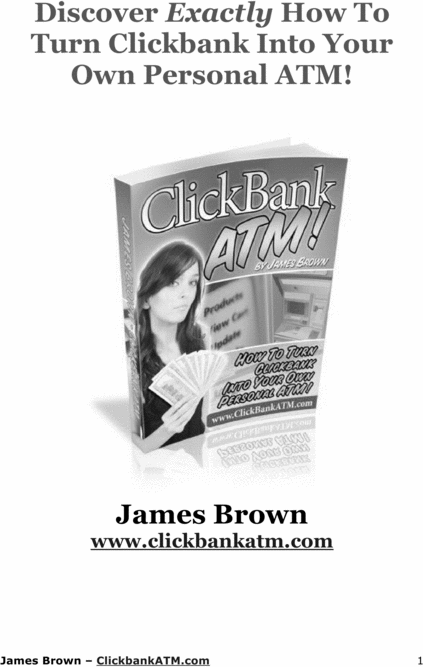 Product picture ClickBank ATM  How To Have Your Own Personal ATM!
